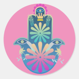Hamsa judía, Pegatinas