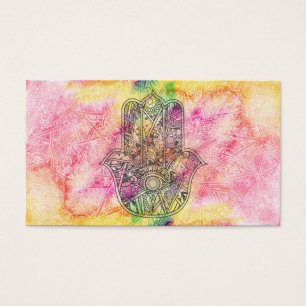 HAMSA Mano del símbolo Fátima amuleto Henna flor
