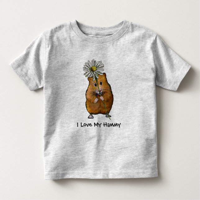 HÁMSTER, amo la CAMISA de mi NIÑO Hammy (Anverso)