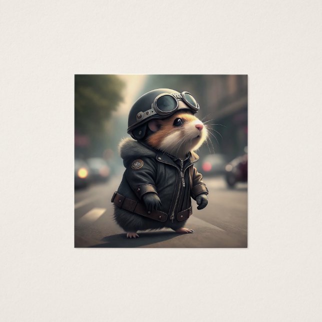 Hamster Biker (Anverso)