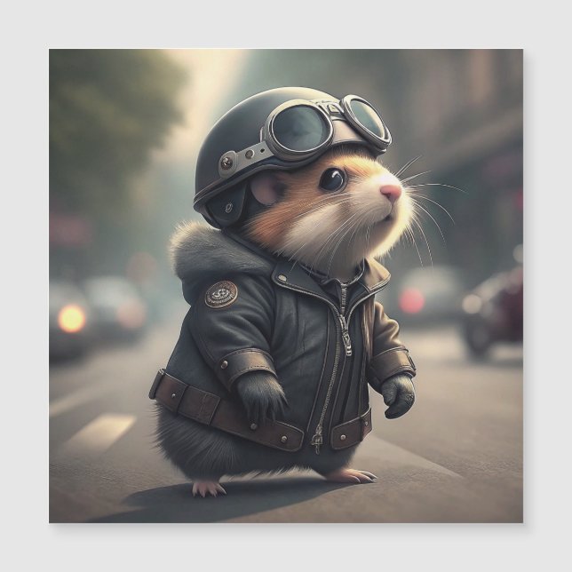 Hamster Biker (Anverso)
