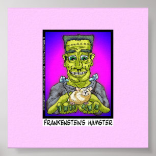 Hámster de Frankenstein divertido impresión en lie