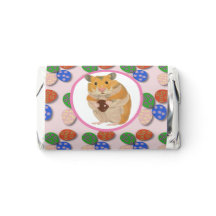 Hámster de Pascua con Huevo de Chocolate