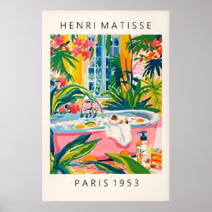 Hamster en bañera Arte Impreso Baño Tropical