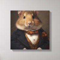 Hamster In a Suit | Arte Animal | Animal en un tra