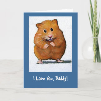 ¡HAMSTER, Te Amo, Papi! TARJETA