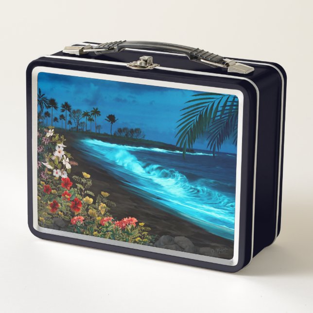 Hanalei Moon Retro Lunch Box (Anverso)
