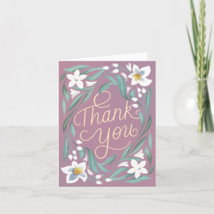 Hand Lettered Daffodil Gracias