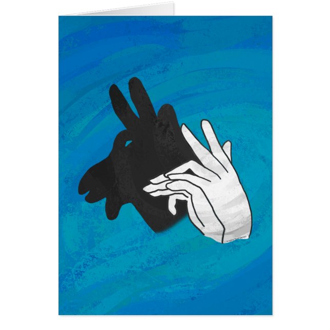 Hand Silhouette Billy Goat Blue (Frente)