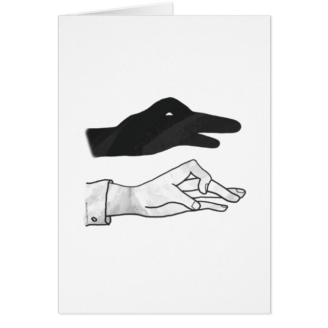 Hand Silhouette Duck (Frente)