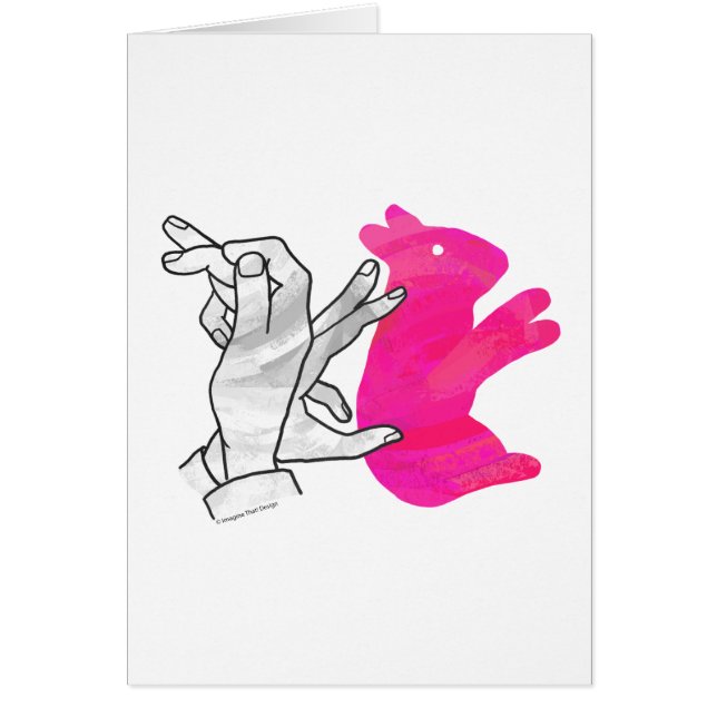 Hand Silhouette Rabbit Pink (Frente)