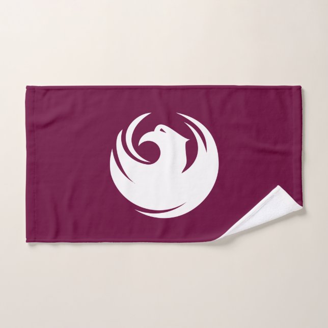Hand Towel with Flag of Phoenix City (Toalla de mano)