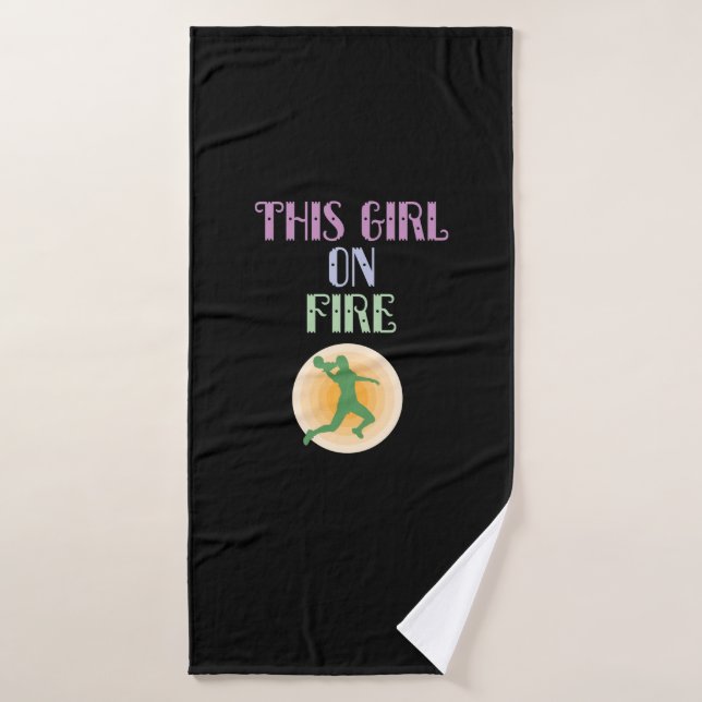 Handball "Girl On Fire" (Toalla de baño)
