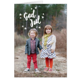 Handskrivna julhälsningskort