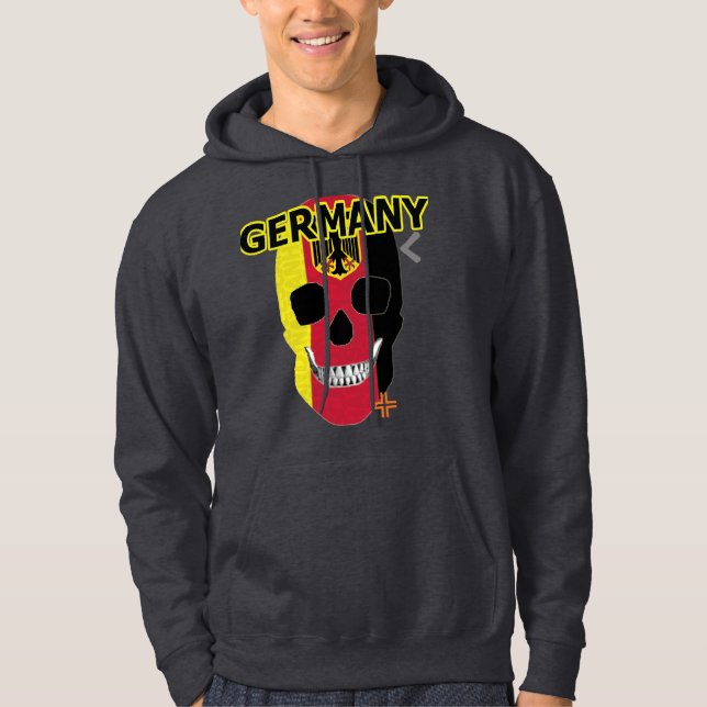 HANDSKULL Alemania Camisas sudaderas encapuchadas  (Anverso)