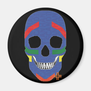 HANDSKULL Avatar imán redondo B2