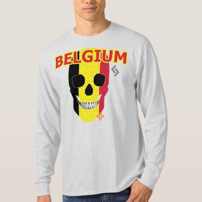 HANDSKULL Bélgica Camiseta de manga larga B2 (Anverso)