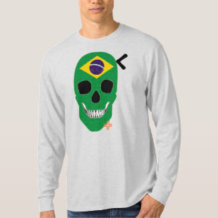 HANDSKULL Brasil Camiseta de manga larga B2
