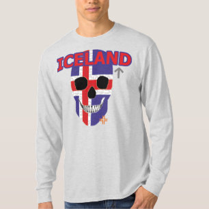 HANDSKULL Camiseta de manga larga de Islandia B2