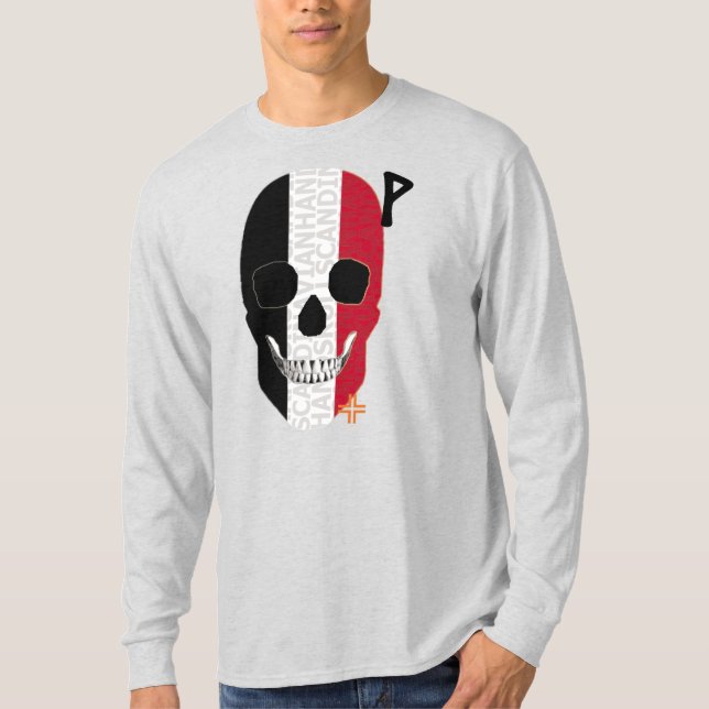 HANDSKULL Egipto Camiseta de manga larga B2 (Anverso)