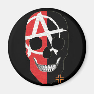 HANDSKULL FAI imán redondo B2