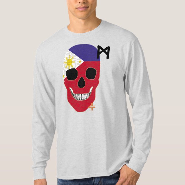 HANDSKULL Filipinas Camiseta de manga larga B2 (Anverso)