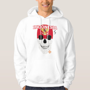 HANDSKULL Indonesia Camisa de sudadera encapuchada