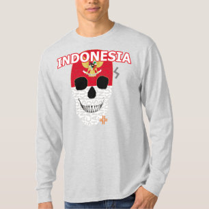 HANDSKULL Indonesia Camiseta de largo plazo B2