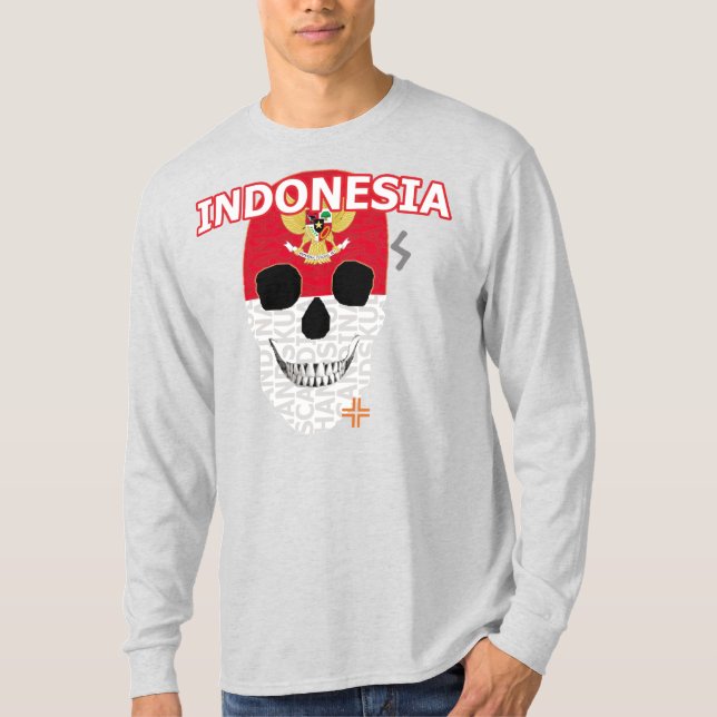 HANDSKULL Indonesia Camiseta de largo plazo B2 (Anverso)