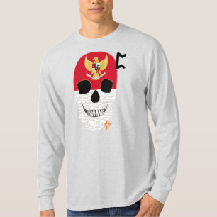 HANDSKULL Indonesia Camiseta de largo plazo B2