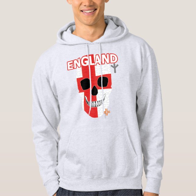 HANDSKULL Inglaterra Camisa de sudadera encapuchad (Anverso)