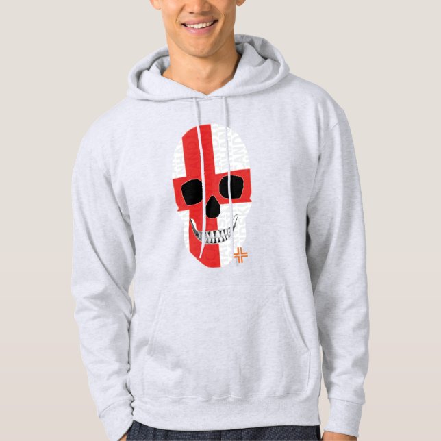 HANDSKULL Inglaterra Camisa de sudadera encapuchad (Anverso)