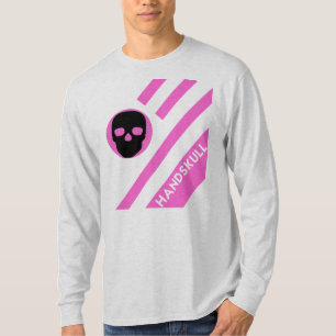HANDSKULL LIV Bares de goma Bombilla Camiseta Larg