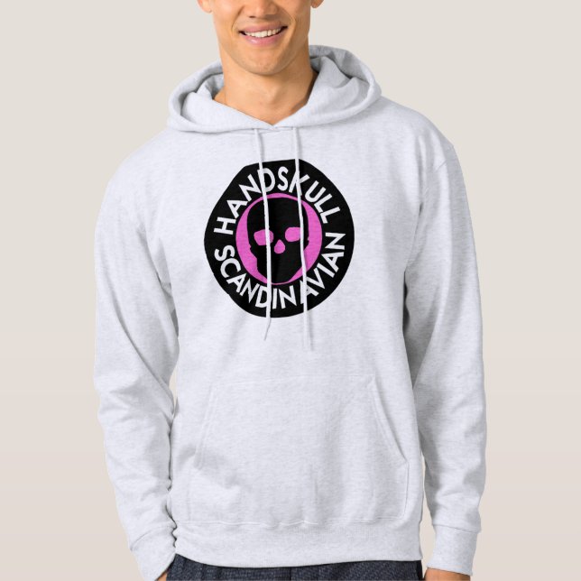 HANDSKULL LIV Bubble Gum Camisas sudaderas negras (Anverso)