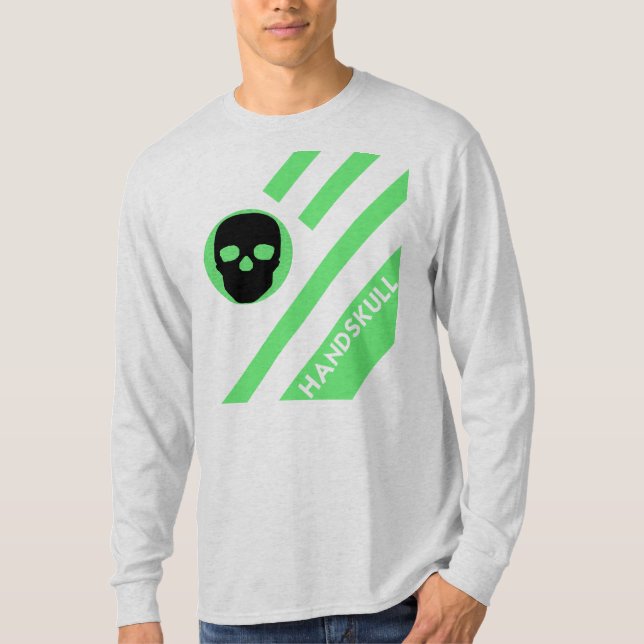 HANDSKULL LIV Harlequin Bars Camiseta Larga Manga (Anverso)