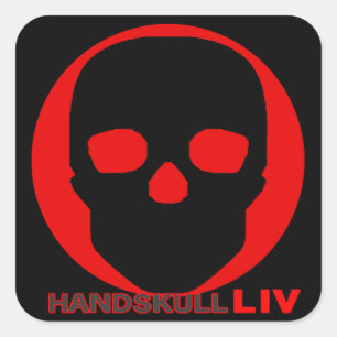 HANDSKULL Liv - pegatina