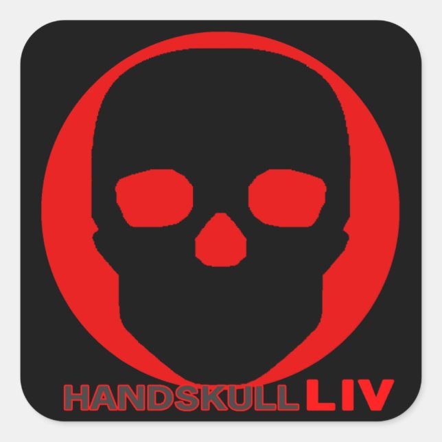HANDSKULL Liv - pegatina (Anverso)