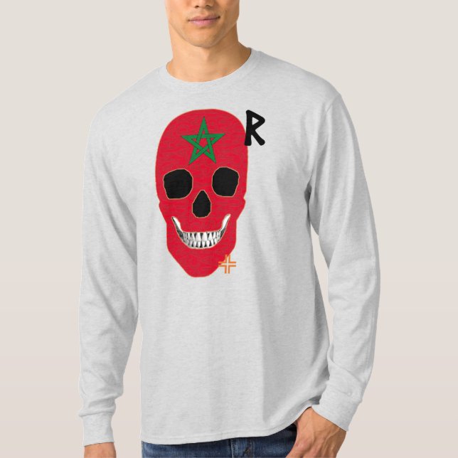HANDSKULL Marruecos Camiseta de manga larga B2 (Anverso)