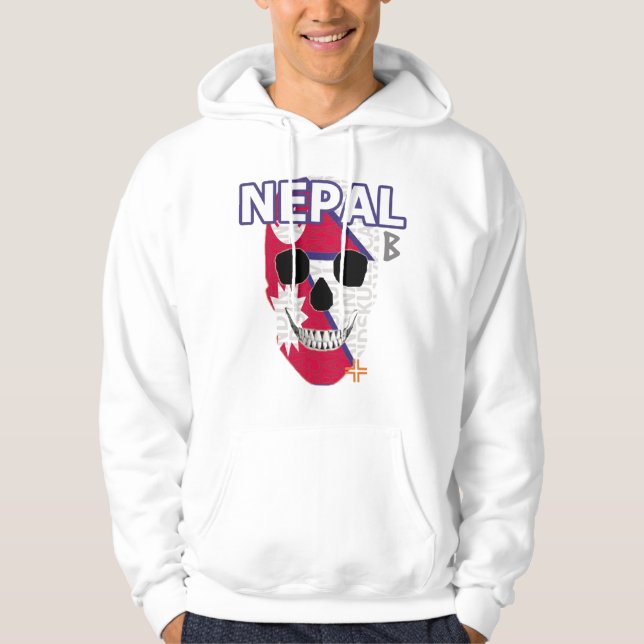 HANDSKULL Nepal Camisas sudaderas encapuchadas B2 (Anverso)