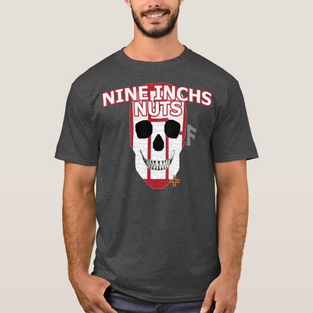 HANDSKULL Nueve pulgadas Camiseta básica B2 (Anverso)