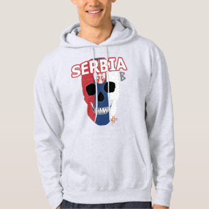 HANDSKULL Serbia Camisas sudaderas B2