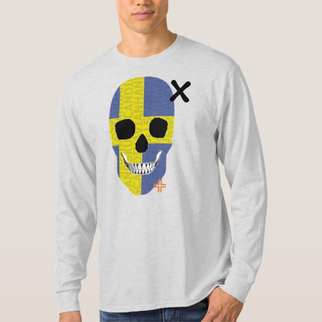 HANDSKULL Suecia Camiseta de manga larga B2 (Anverso)