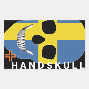 HANDSKULL Suecia - Pegatina