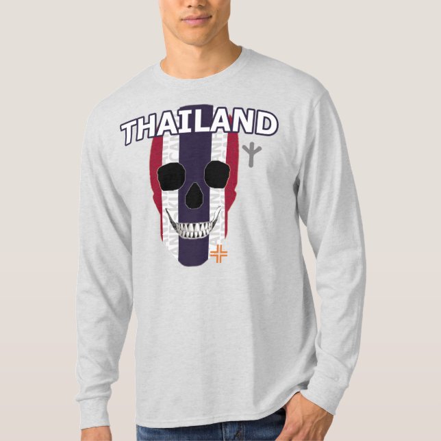 HANDSKULL Tailandia Camiseta de manga larga B2 (Anverso)