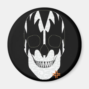 HANDSKULL Vampiro imán redondo B2