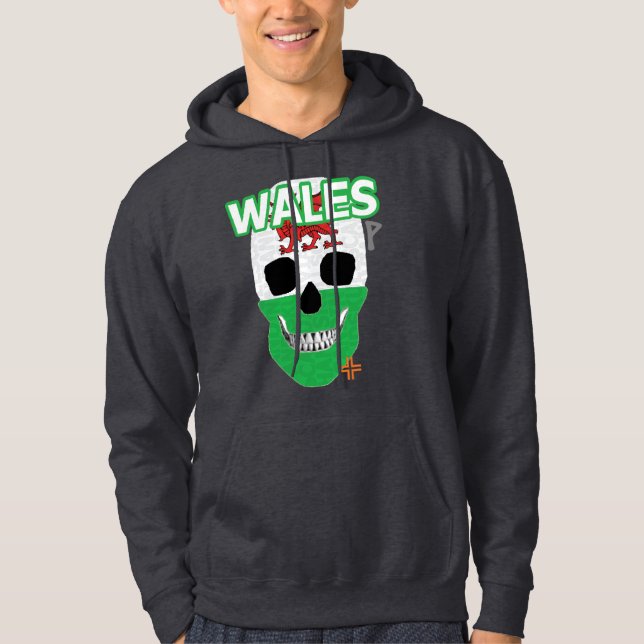 HANDSKULL Wales Camisas de sudadera encapuchada B2 (Anverso)