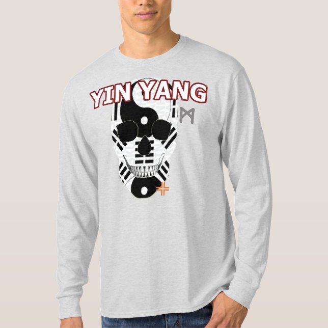HANDSKULL Yin Yang Camiseta de manga larga B2 (Anverso)