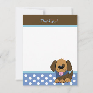 HANDSOME PUPPY 4x5 Flat Gracias nota