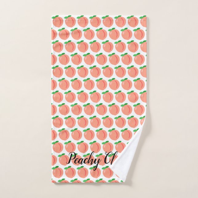 Handtowel limpio amelocotonado (Toalla de mano)