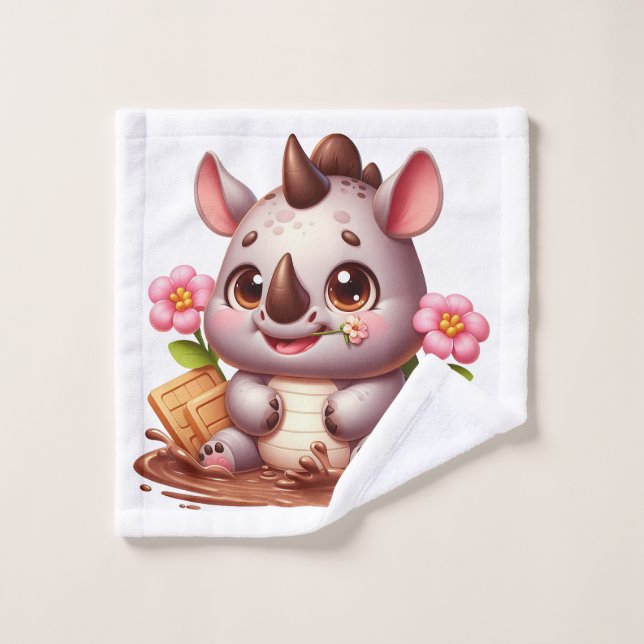 Handtuch mit Nashorn-einhorn (Toallita)